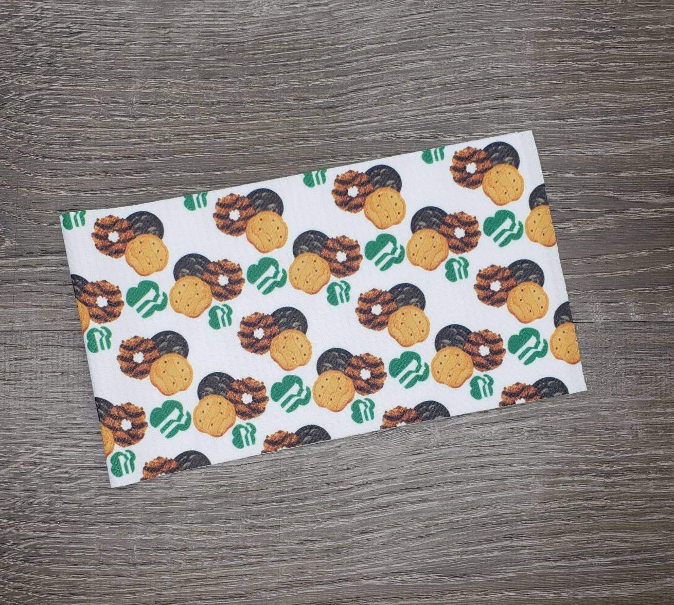 Cookie Girl Fabric Strip- Bow Making- Headwrap- Scrunchies
