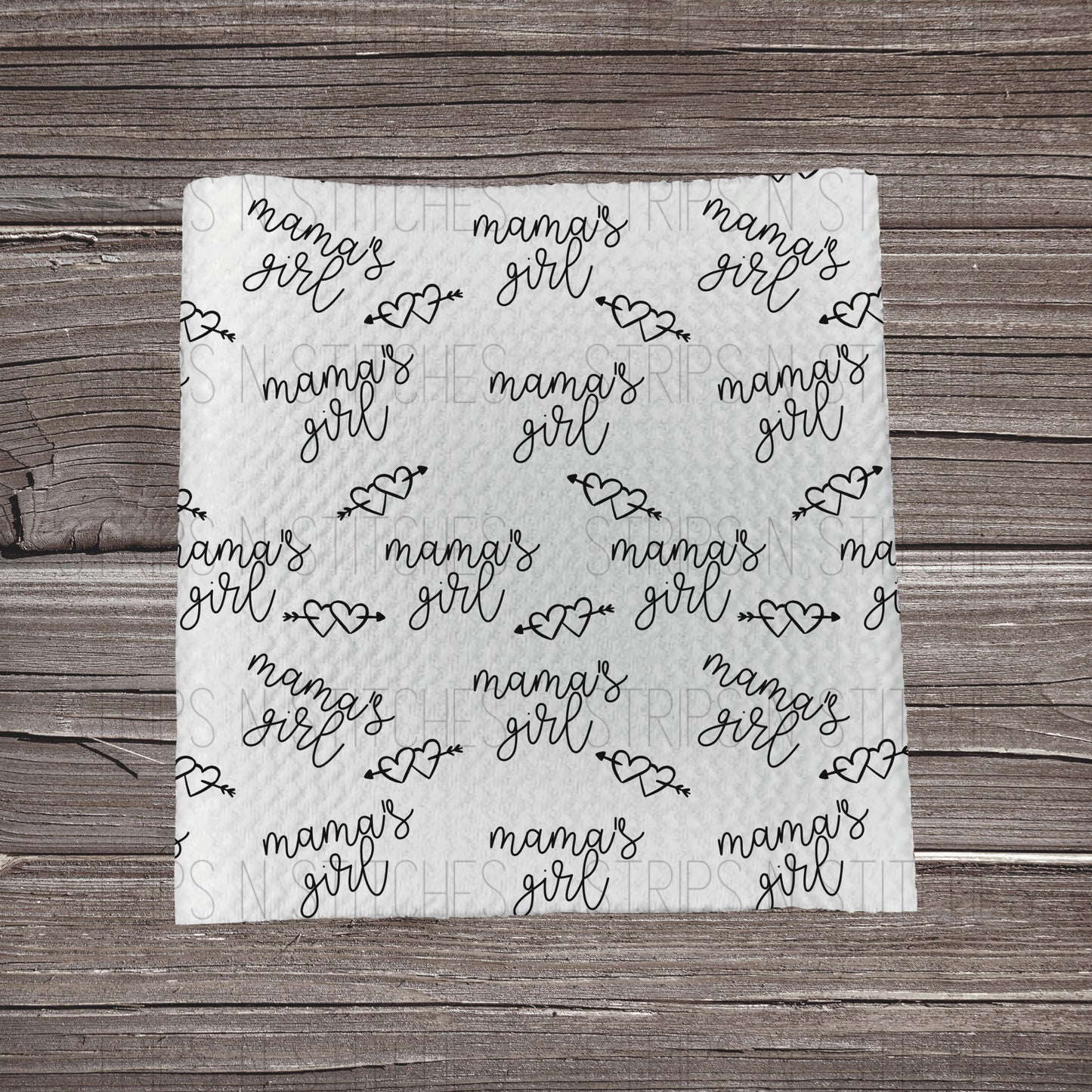 Mama's Girl White | Bow Making | Headwrap | Scrunchies