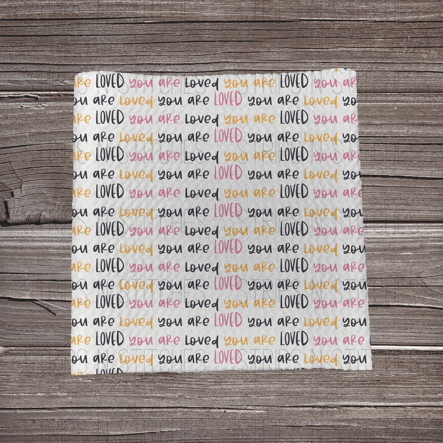 You are Loved | Fabric Strip- Bow Making-