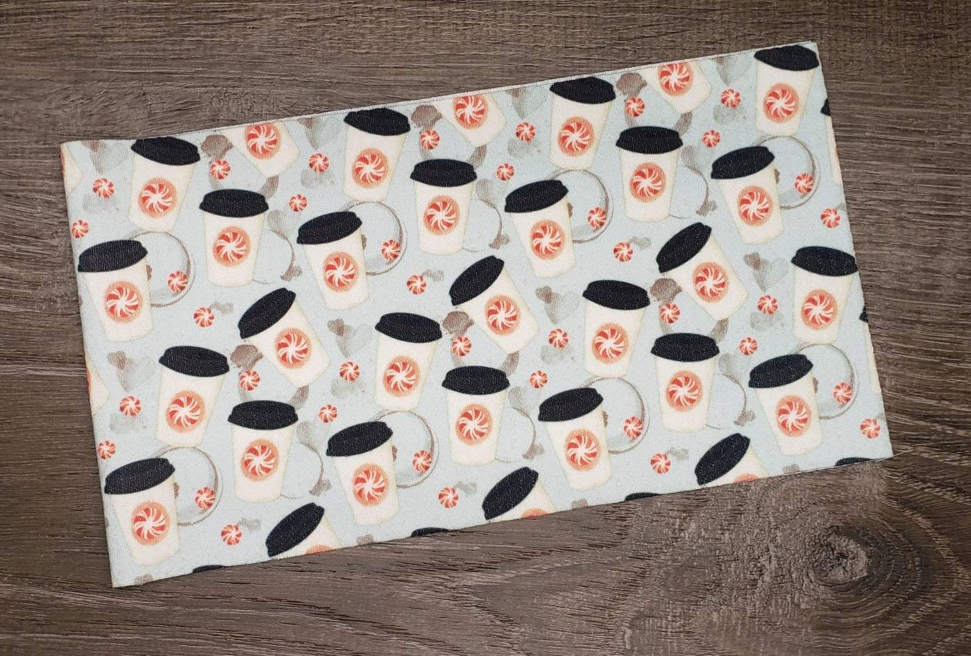 Peppermint Mocha Fabric Strip- Bow Making- Headwrap- Scrunchies