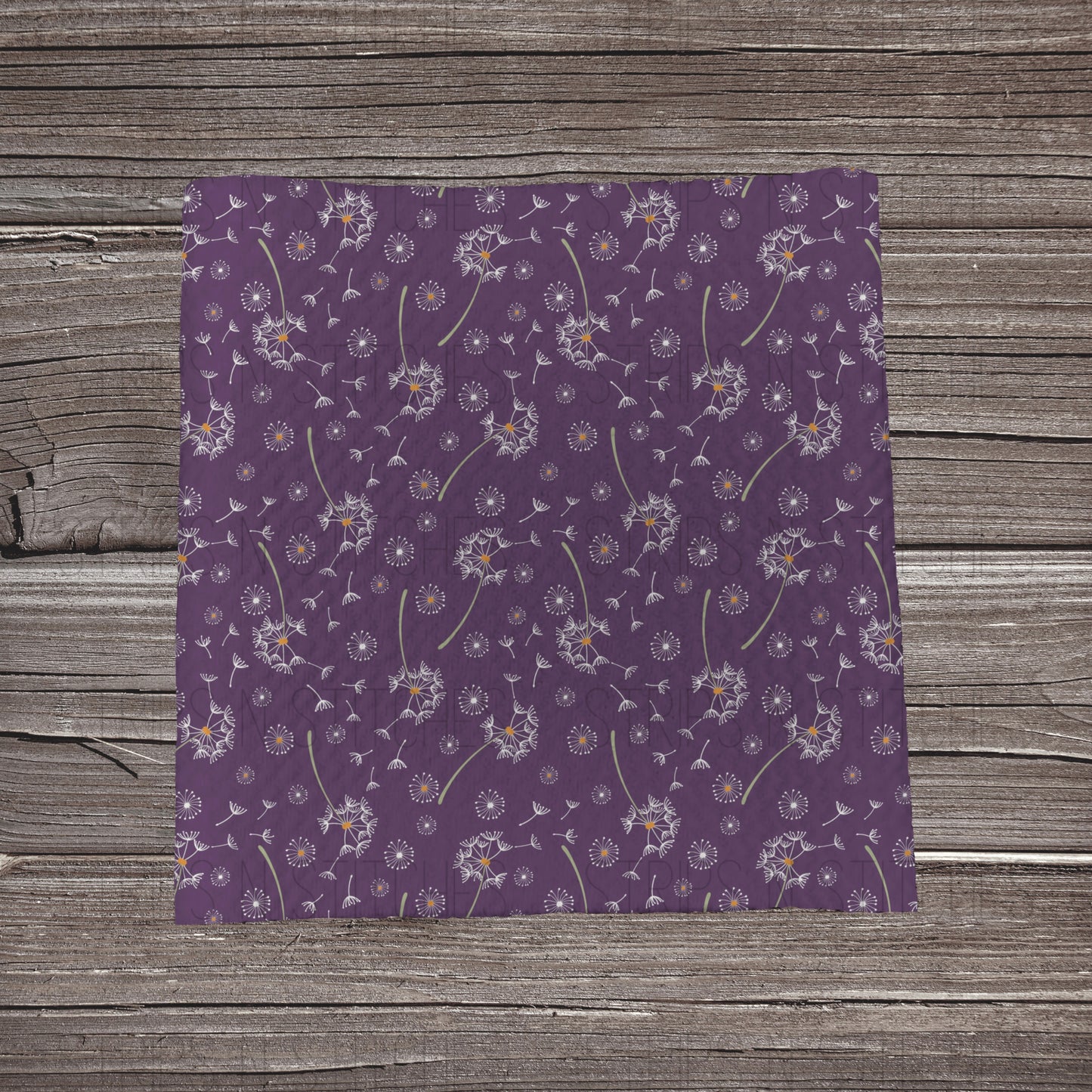 Purple Dandelion Military Child | Bow Making | Headwrap | Scrunchies