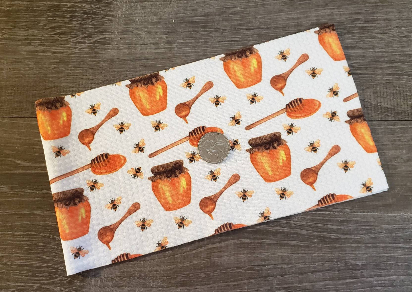 Be My Honey Fabric Strip- Bow Making- Headwrap- Scrunchies