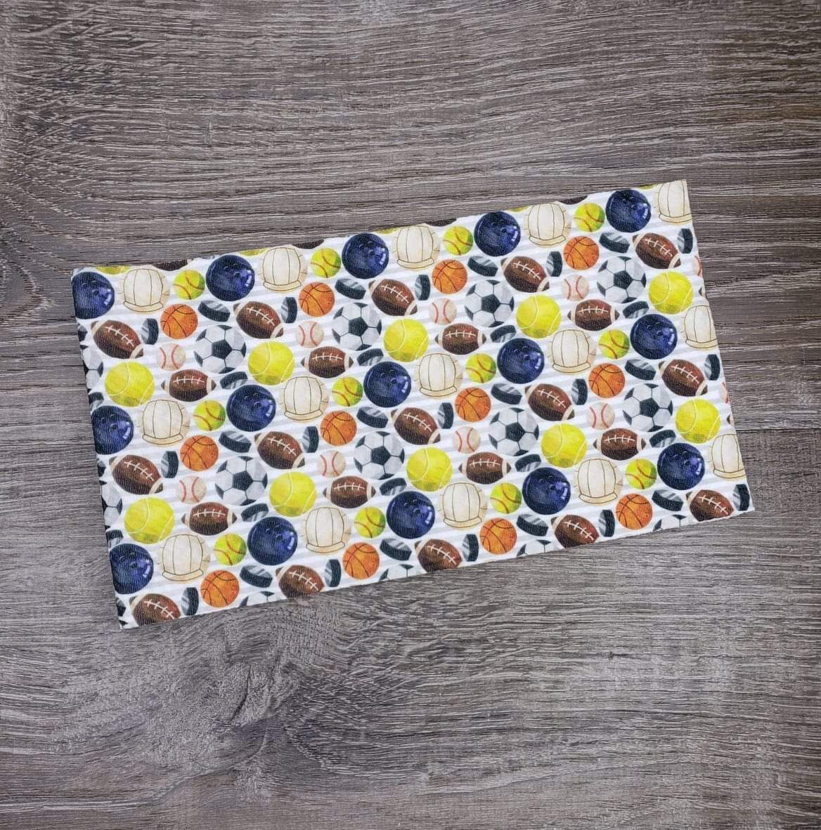 Sports Mix Fabric Strip- Bow Making- Headwrap- Scrunchies