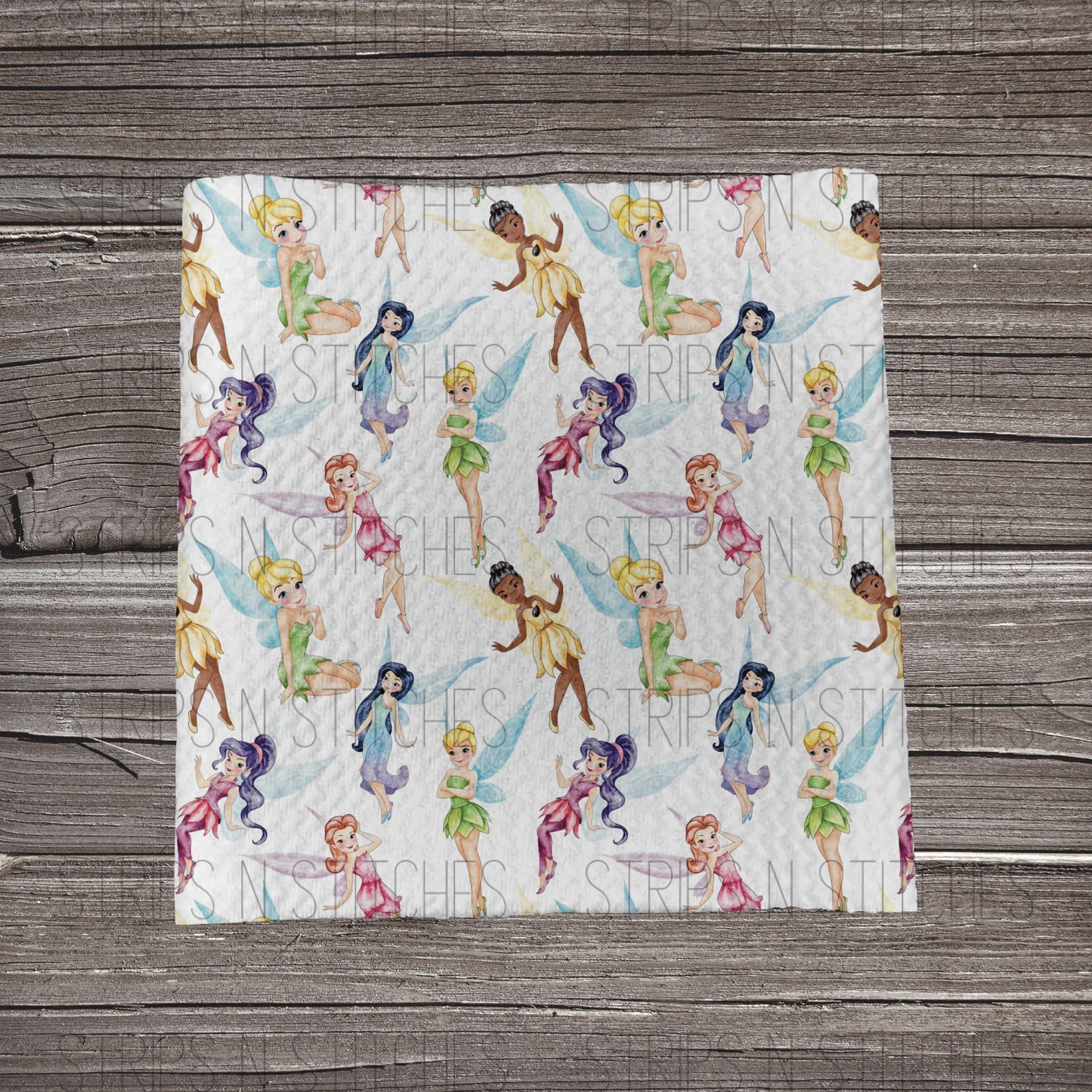 Tinkerbelle- White | Bullet Fabric Strip | Bow Making | Scrunchie |