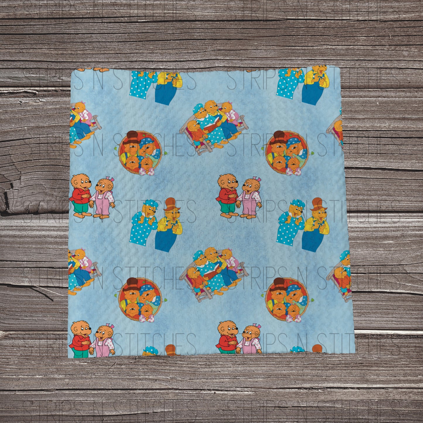 Berenstain Bears | Fabric Strip- Bow Making- Headwrap- Scrunchies