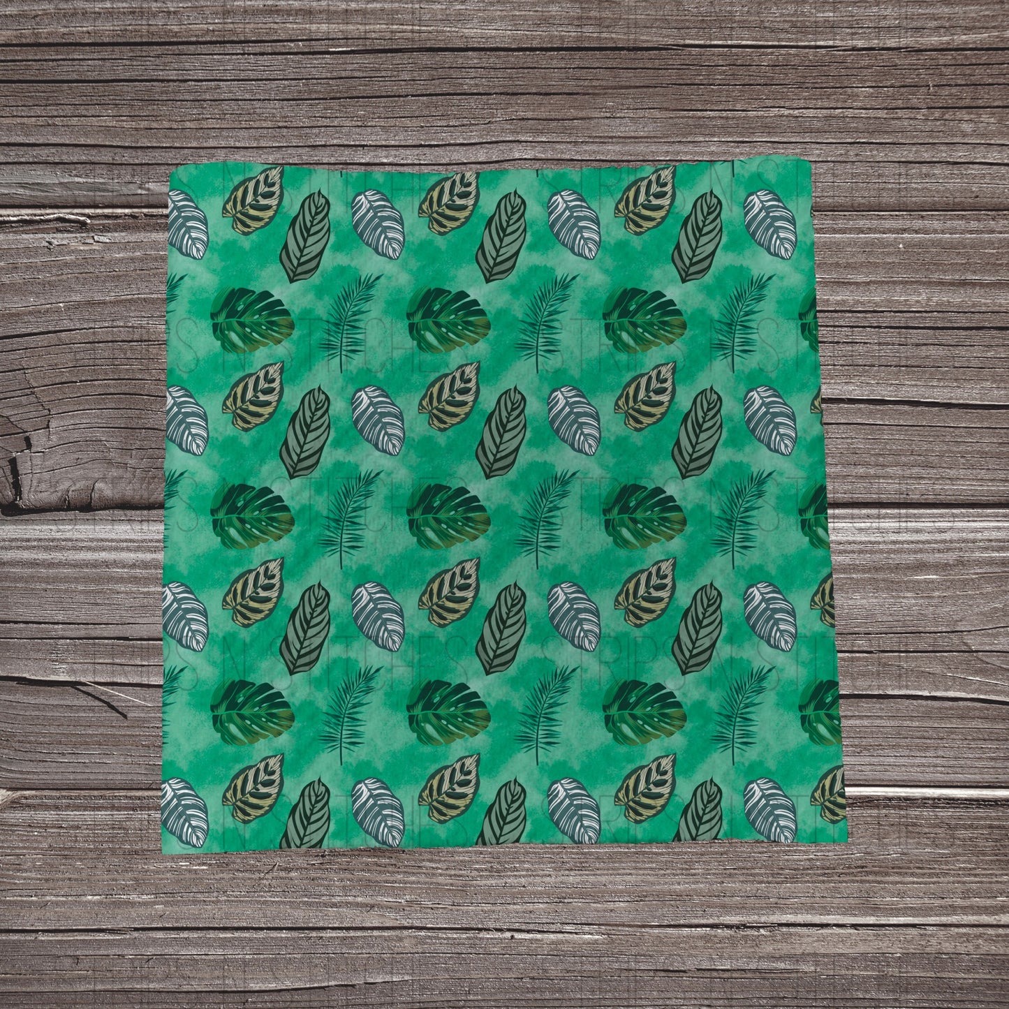 Tropical Plants | Fabric Strips | Bow Making | Headwraps | Scrunchies