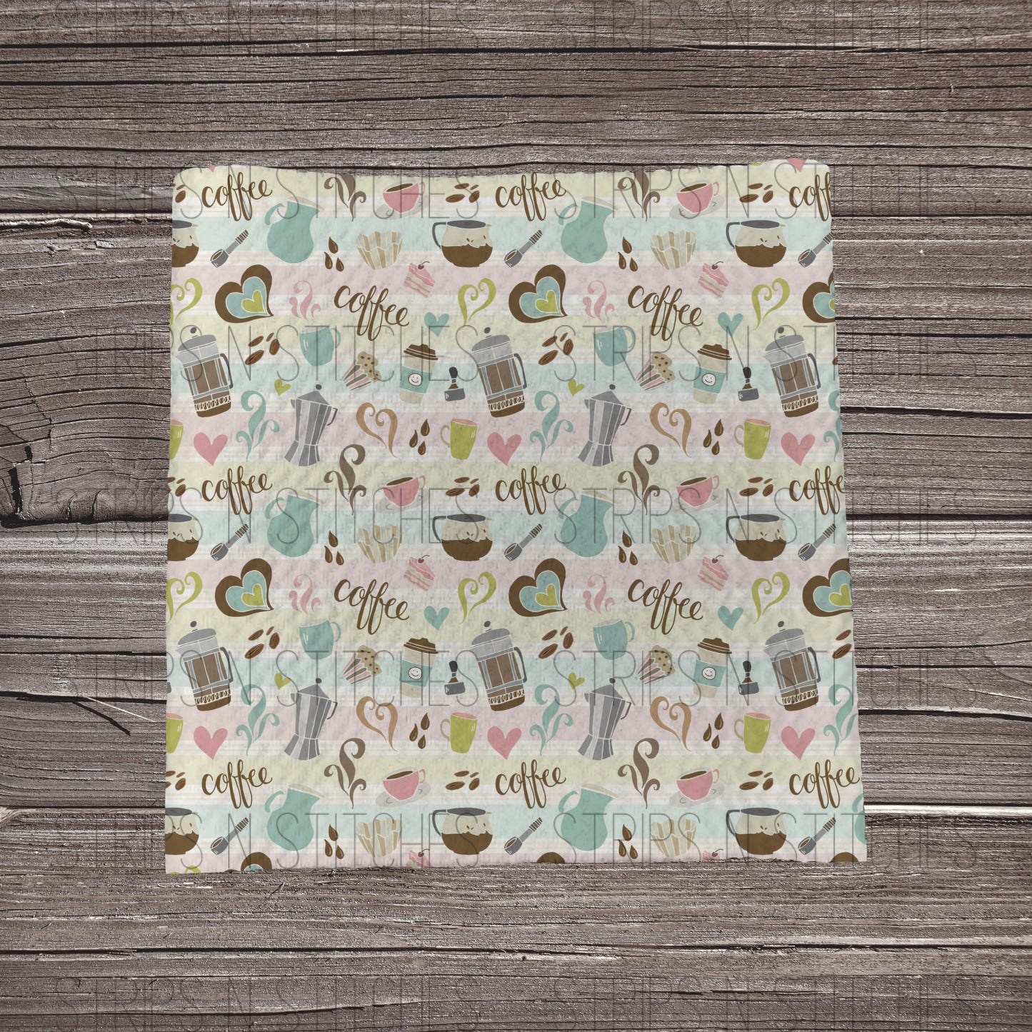 Coffee Break | Fabric Strip- Bow Making- Headwrap- Scrunchies