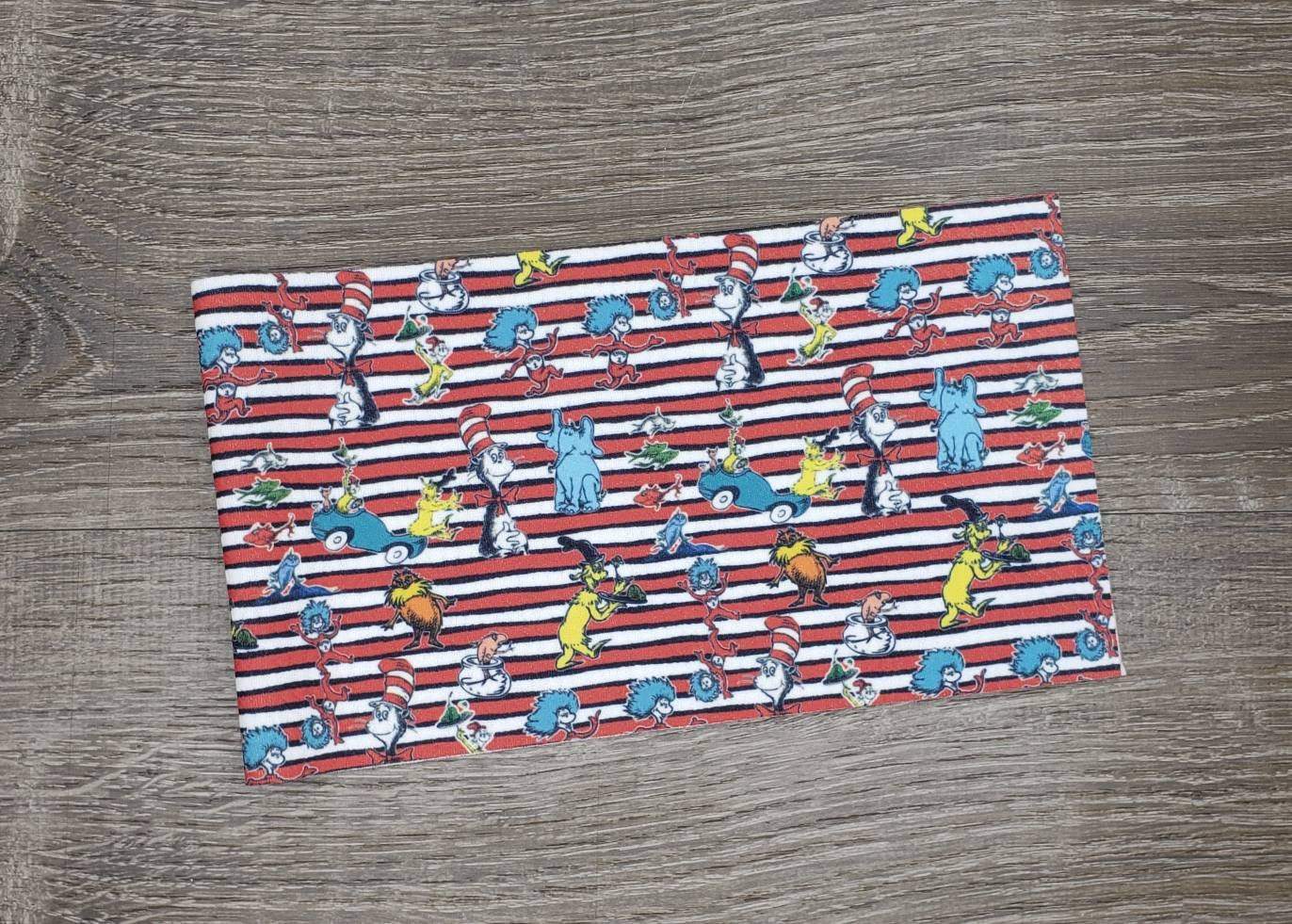 Cat Stripes Fabric Strip- Bow Making- Headwrap- Scrunchies