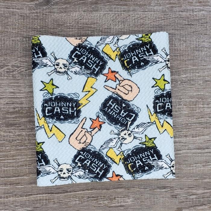 Johnny Cash | Bullet Fabric Strip | Bow Making | Scrunchie |