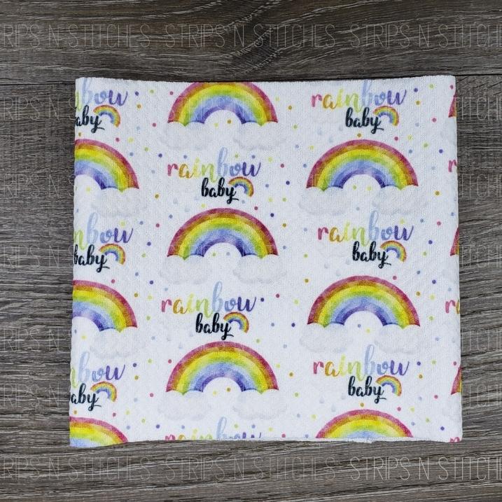 Rainbow Baby Clouds | Bow Making- Headwrap- Scrunchies