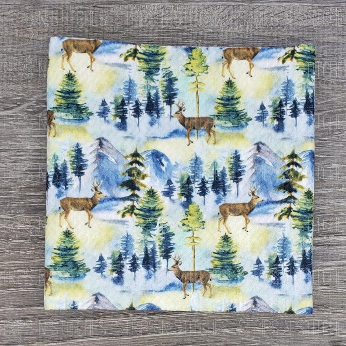 In the Woods | Bullet Fabric Strip | Bow Making | Scrunchie |