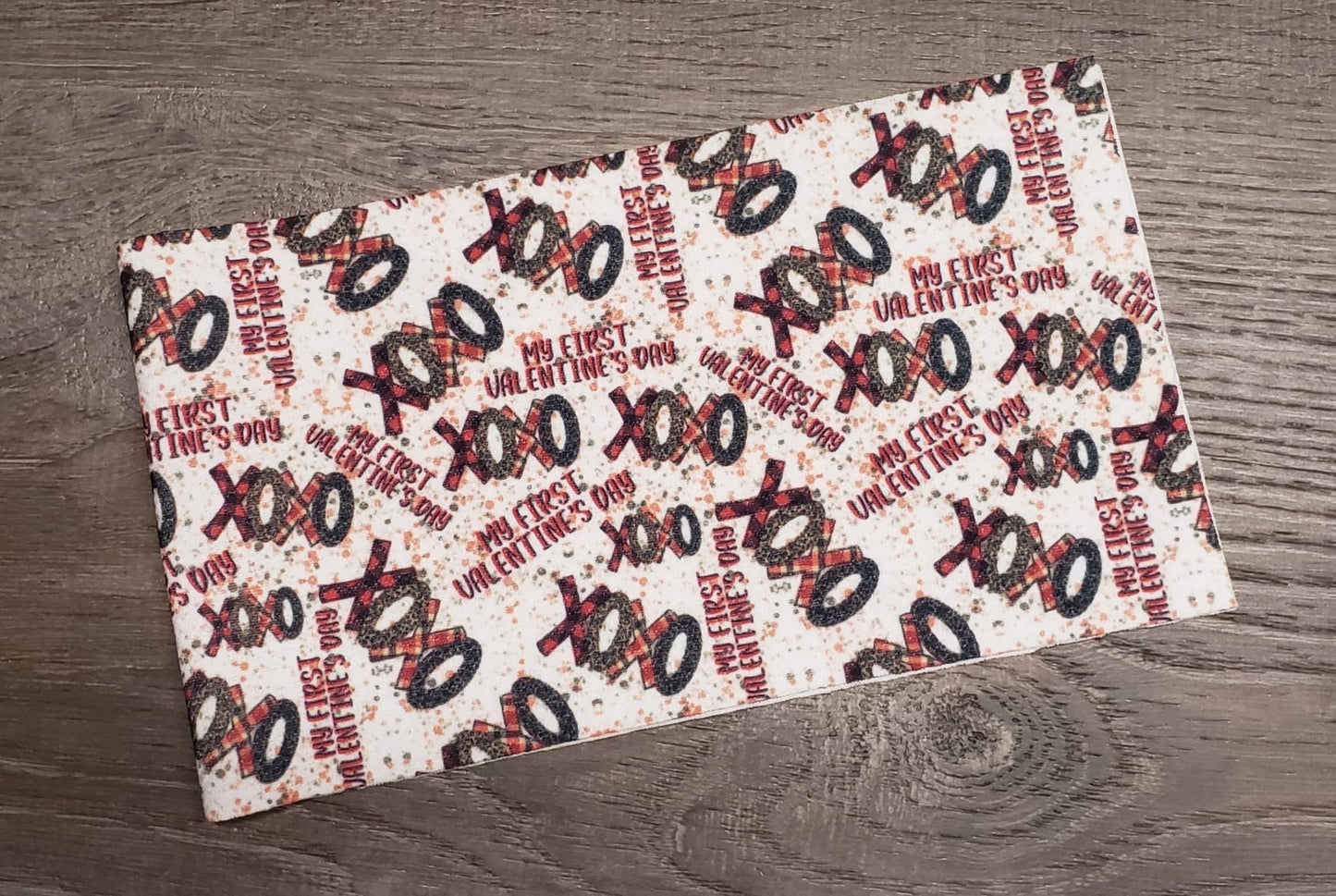 My First Valentine's Day Fabric Strip- Bow Making- Headwrap- Scrunchies