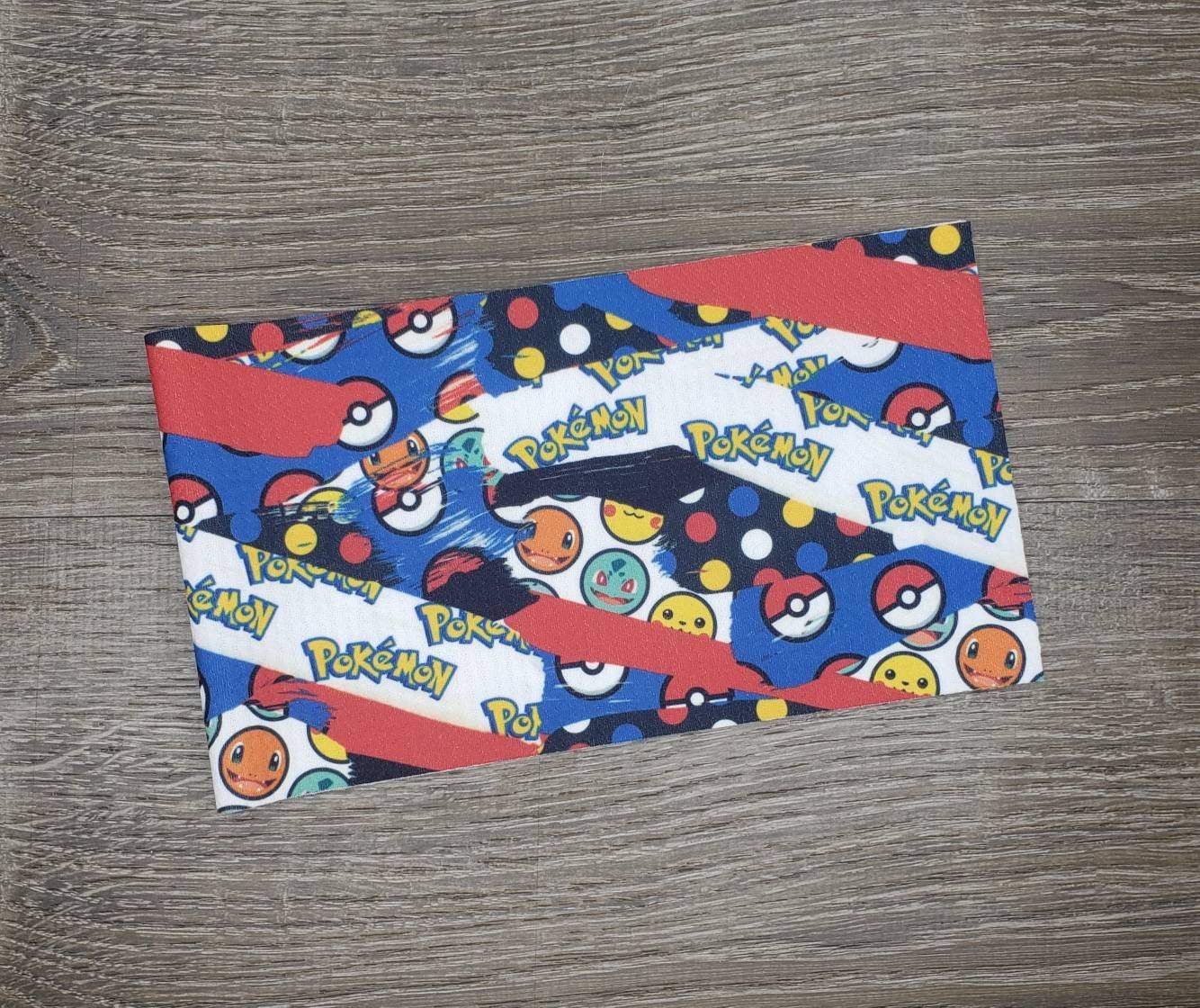 Poke Brushstrokes Fabric Strip- Bow Making- Headwrap- Scrunchies