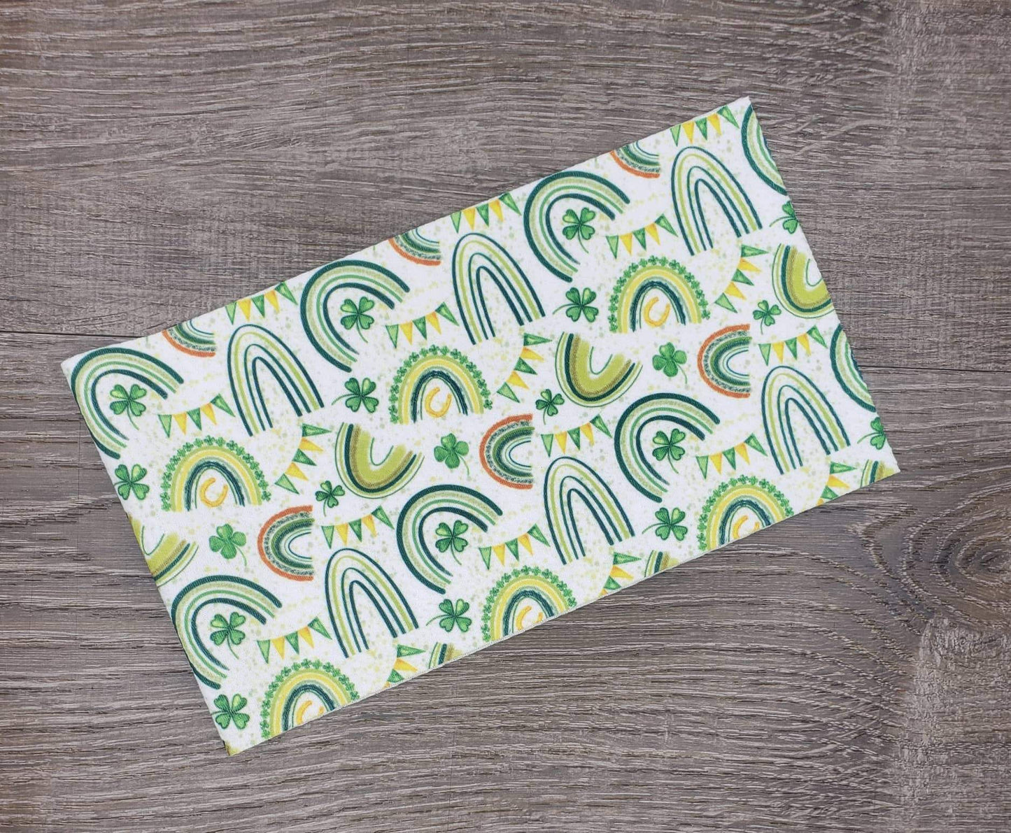 Lucky Rainbows Fabric Strip- Bow Making- Headwrap- Scrunchies