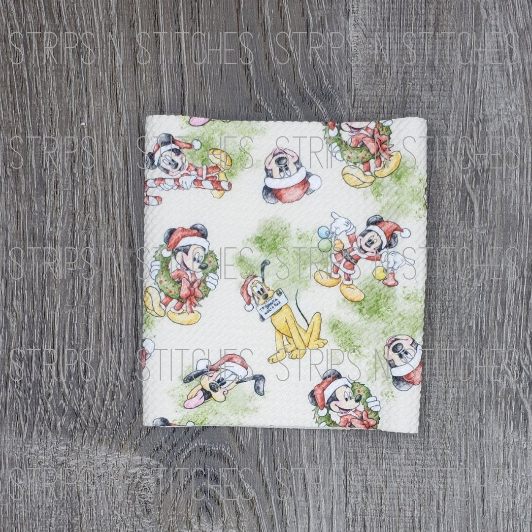 Disney Christmas- Tan- Fabric Strip- Bow Making- Headwrap- Scrunchies