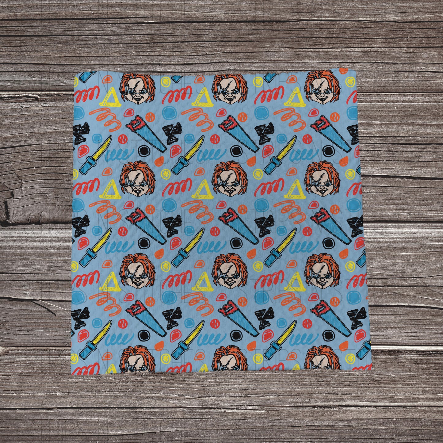 Doodle Chucky | Fabric Strips | Bow Makin