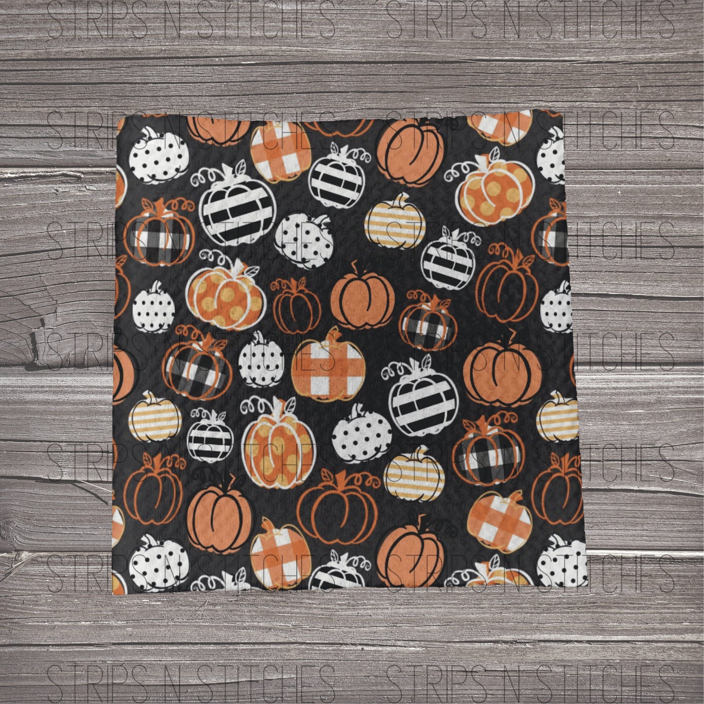 Patterned Pumpkins | Bullet Fabric Strip | Bow Making | Scrunchie |