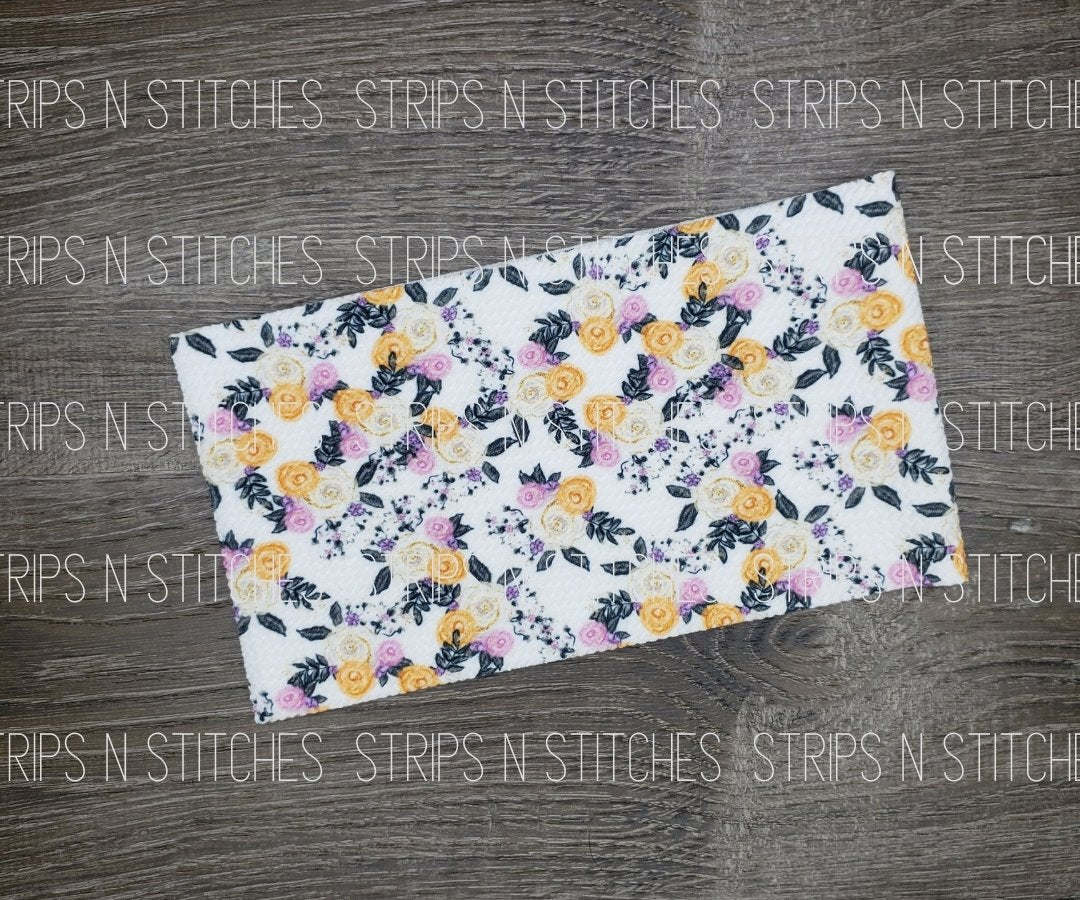 Halloween Flowers Fabric Strip- Bow Making- Headwrap- Scrunchies