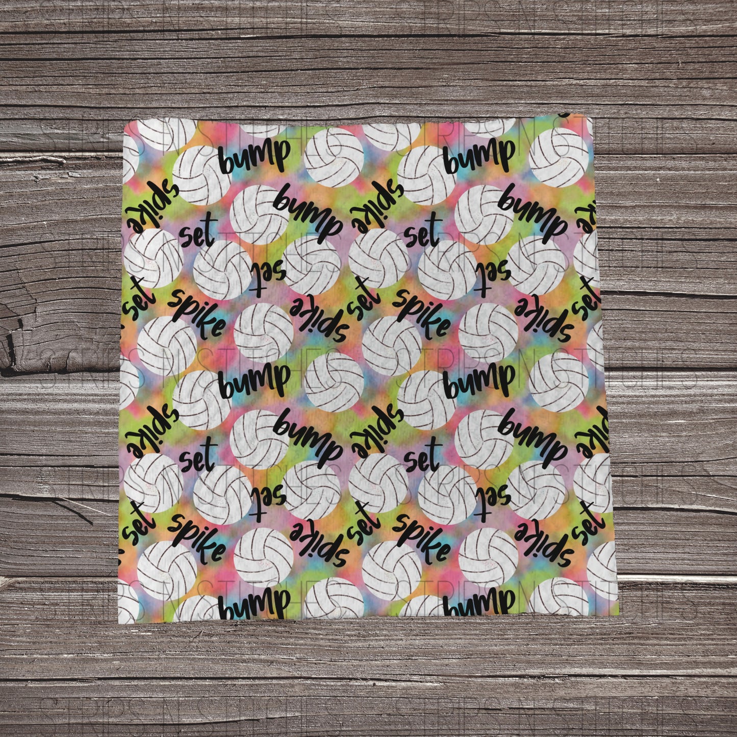 Bump, Set, Spike | Fabric Strip- Bow Making- Headwrap- Scrunchies