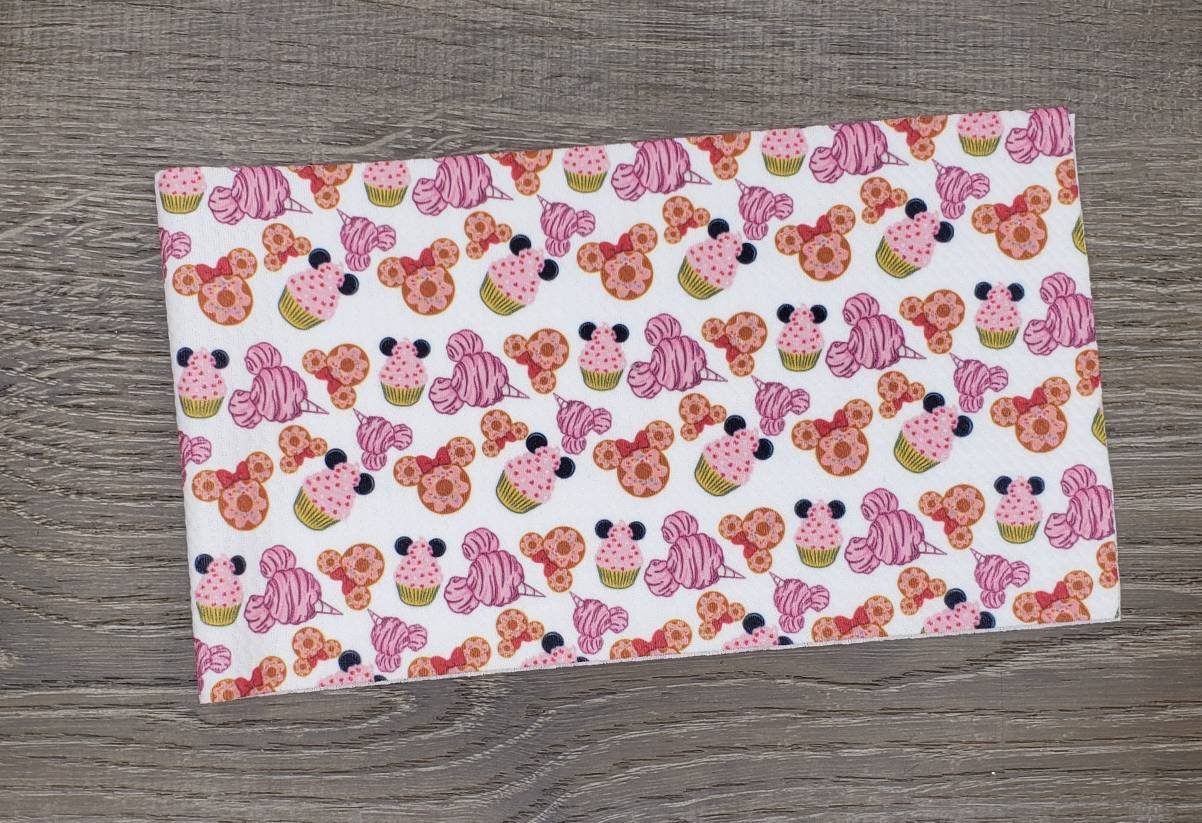 Magical Mouse Sweets Fabric Strip- Bow Making- Headwrap- Scrunchies