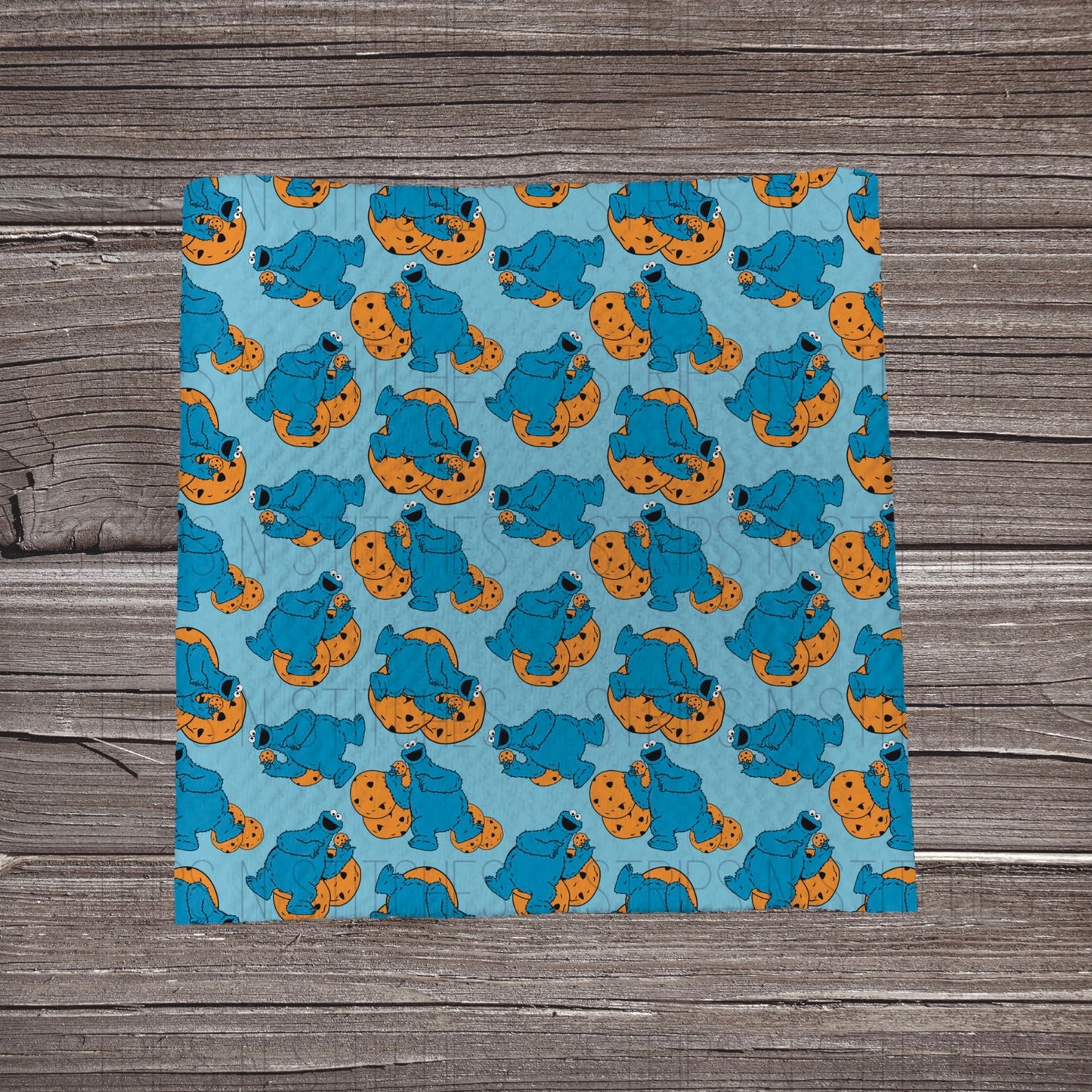 Cookie Monster & Cookies | Fabric Strips | Bow Making | Headwrap | Scrunchies