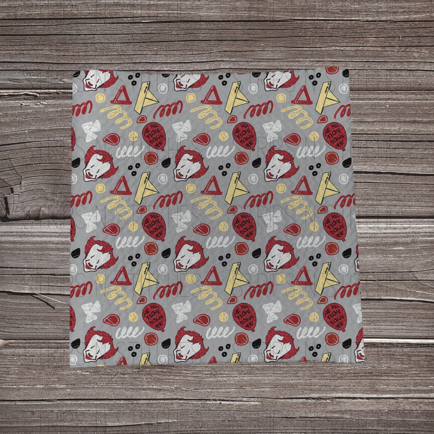 Doodle Pennywise | Fabric Strips | Bow Makin