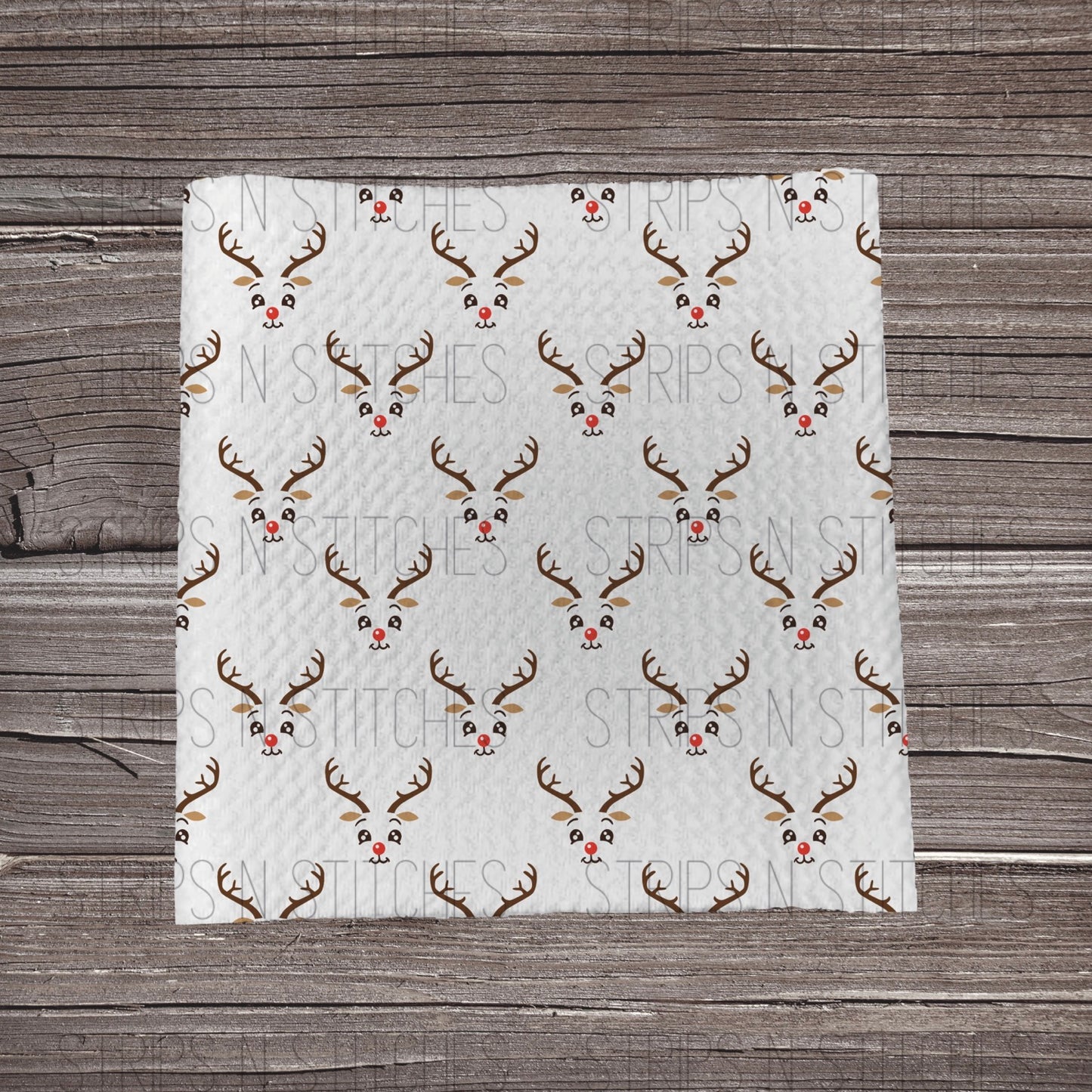 Reindeer Faces | Fabric Strips | Bow Making | Headwrap | Scrunchies