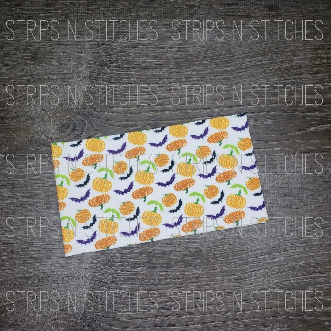 Pumpkin Sketch - Fabric Strip- Bow Making- Headwrap- Scrunchies
