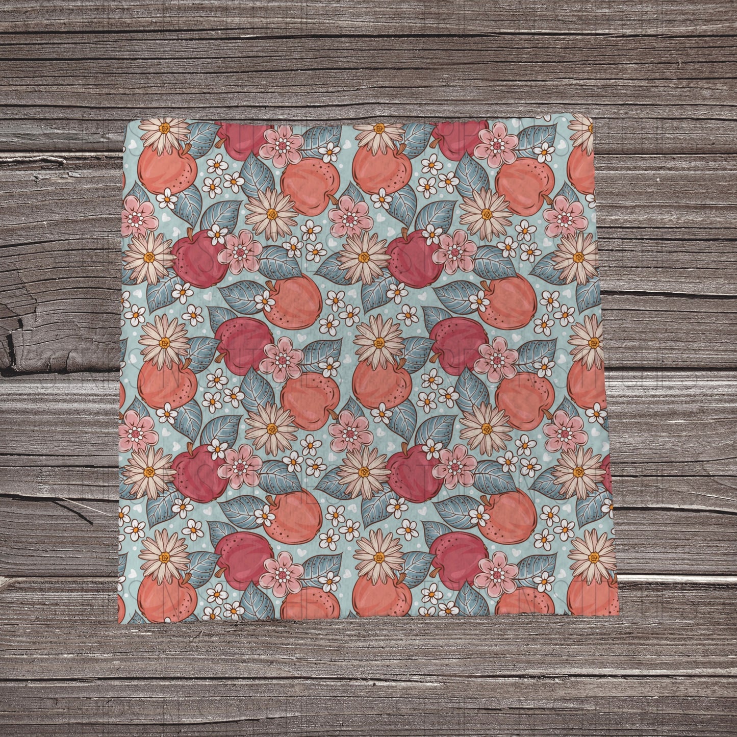 Fruits & Flowers | Fabric Strip- Bow Making- Headwrap- Scrunchies
