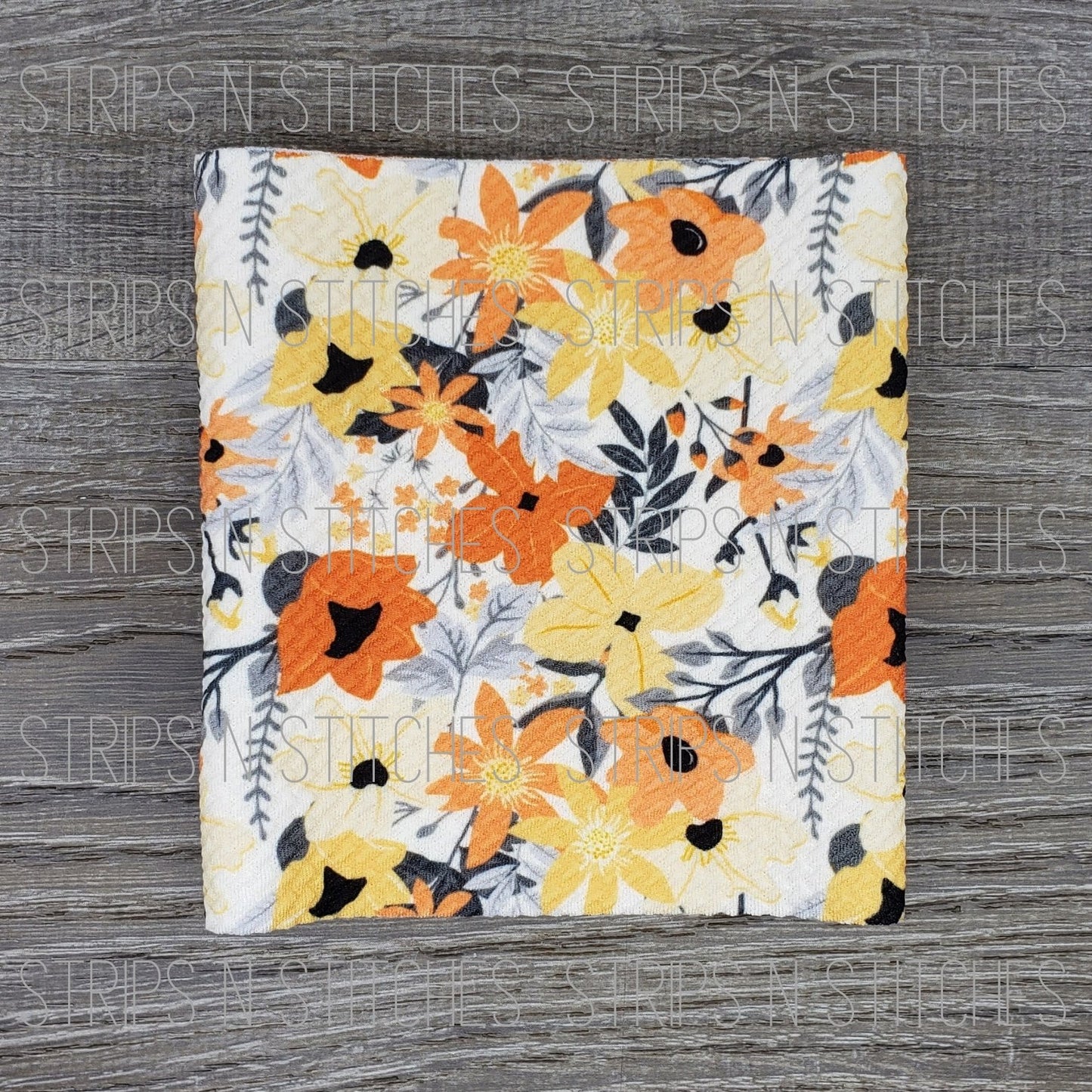 Autumn Floral with Coordination Strip OPTION | Bow Making | Scrunchie | Shop mor