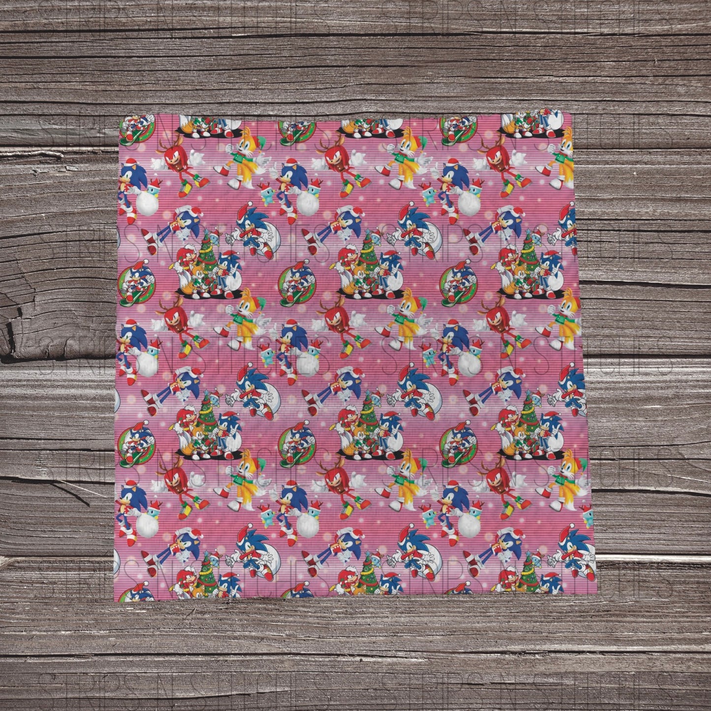 Christmas Hedgehog Pink | Fabric Strips | Bow Making | Headwrap | Scrunchies