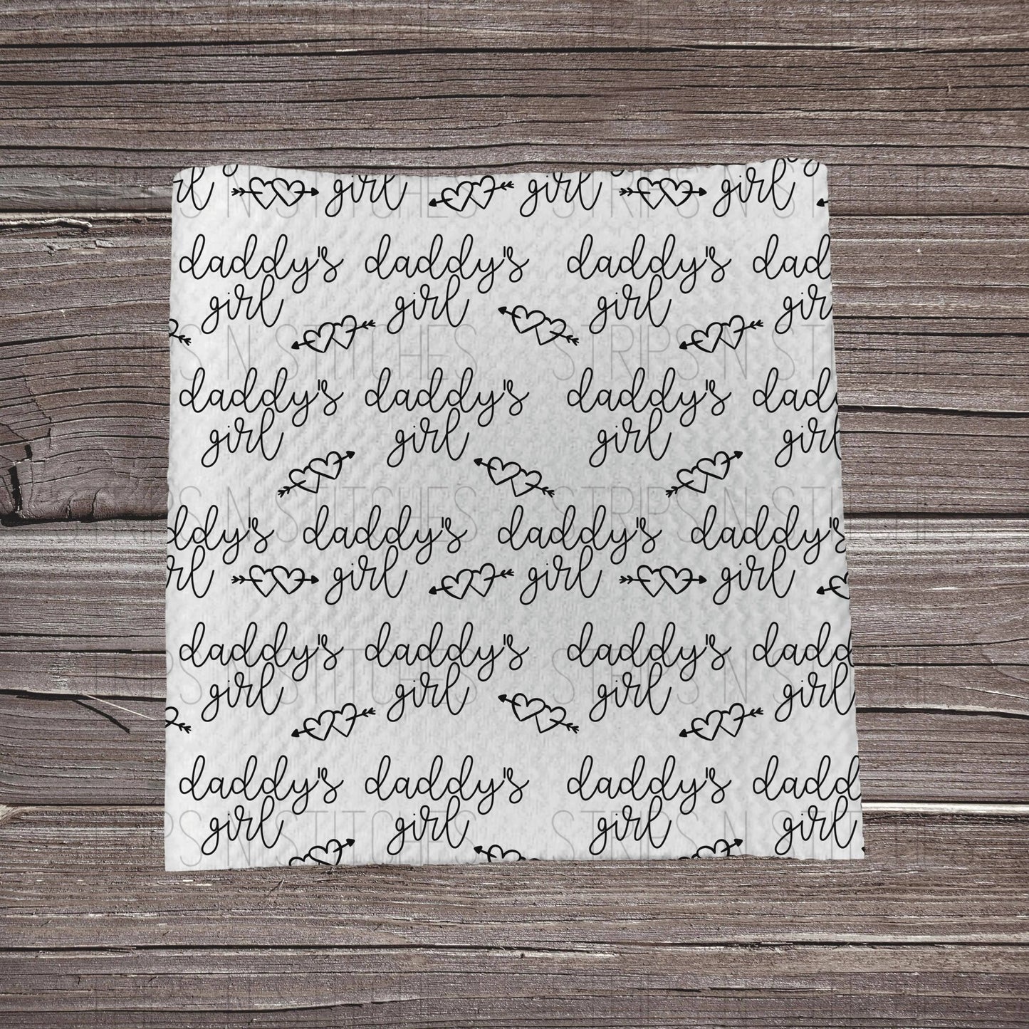 Daddy's Girl White | Bow Making | Headwrap | Scrunchies