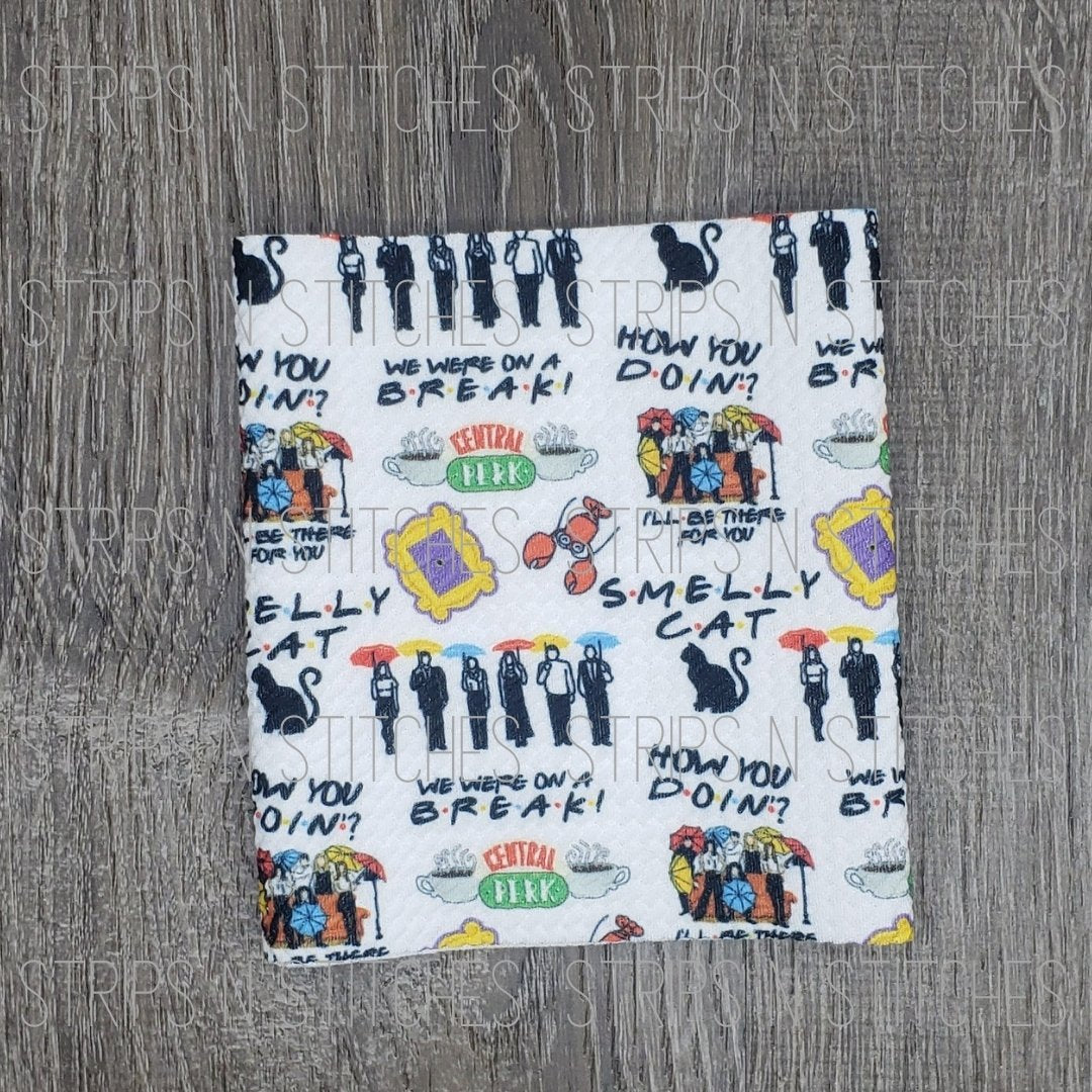 Smelly Cat Fabric Strip- Bow Making- Headwrap- Scrunchies