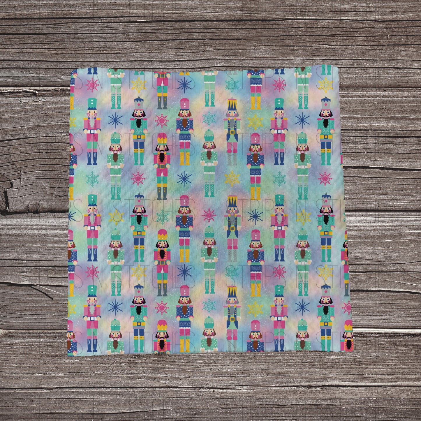 Scattered Nutcrackers | Fabric Strip- Bow Making- Headwra