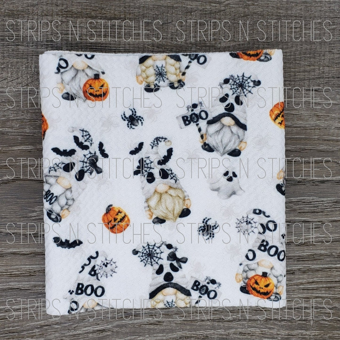 Boo Gnomes | Fabric Strip | Bow Making | Scrunchie | Shop more prints at www.str