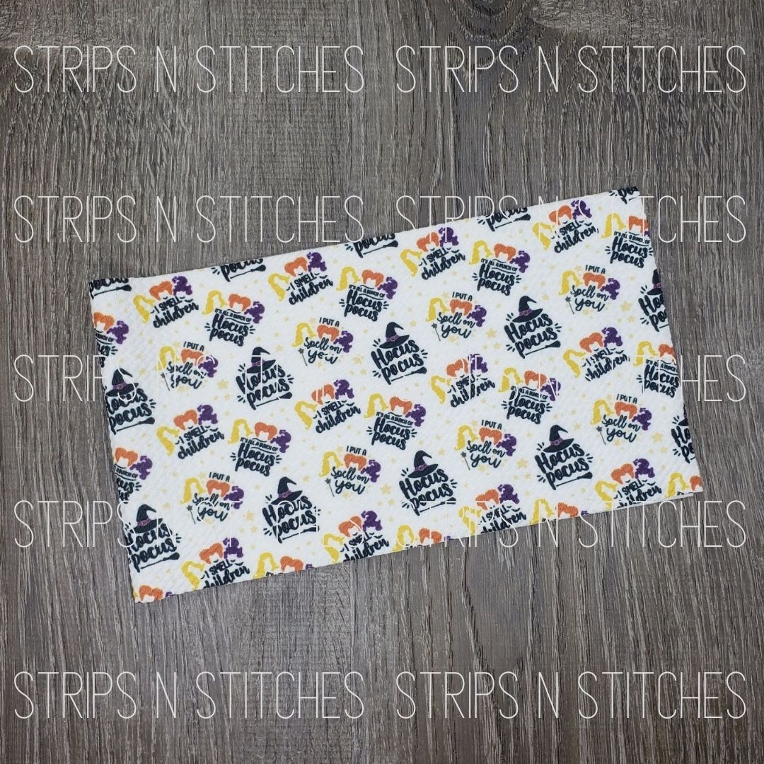 I smell Children- White | Fabric Strip- Bow Making- Headwrap- Scrunchies