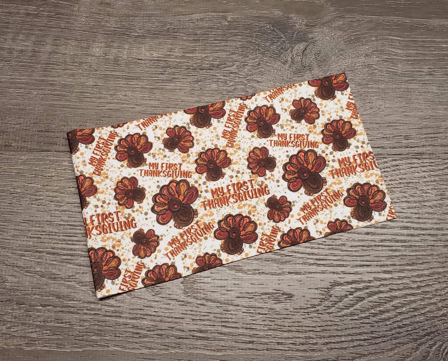 First Thanksgiving Fabric Strip- Bow Making- Headwrap- Scrunchies