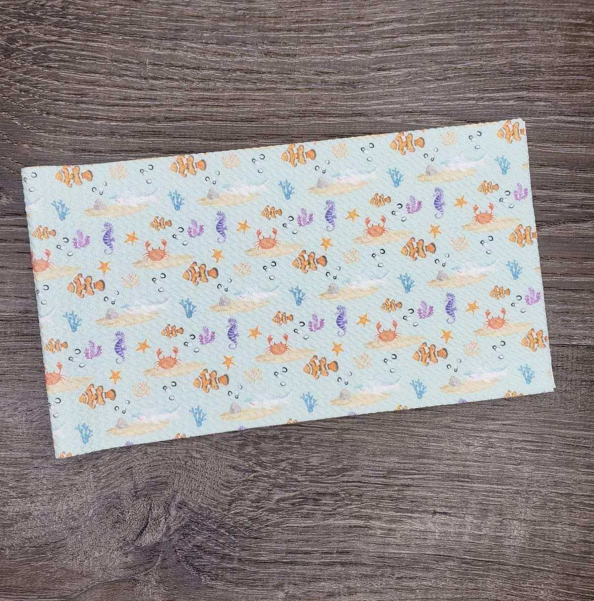 Ocean Friends Fabric Strip- Bow Making- Headwrap- Scrunchies