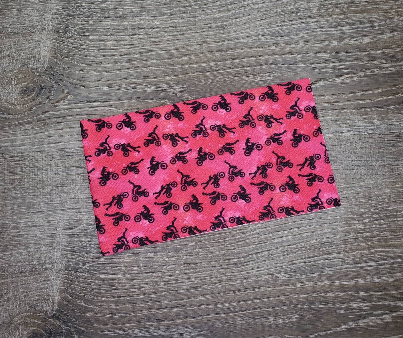 Pink Braaap! Fabric Strip- Bow Making- Headwrap- Scrunchies