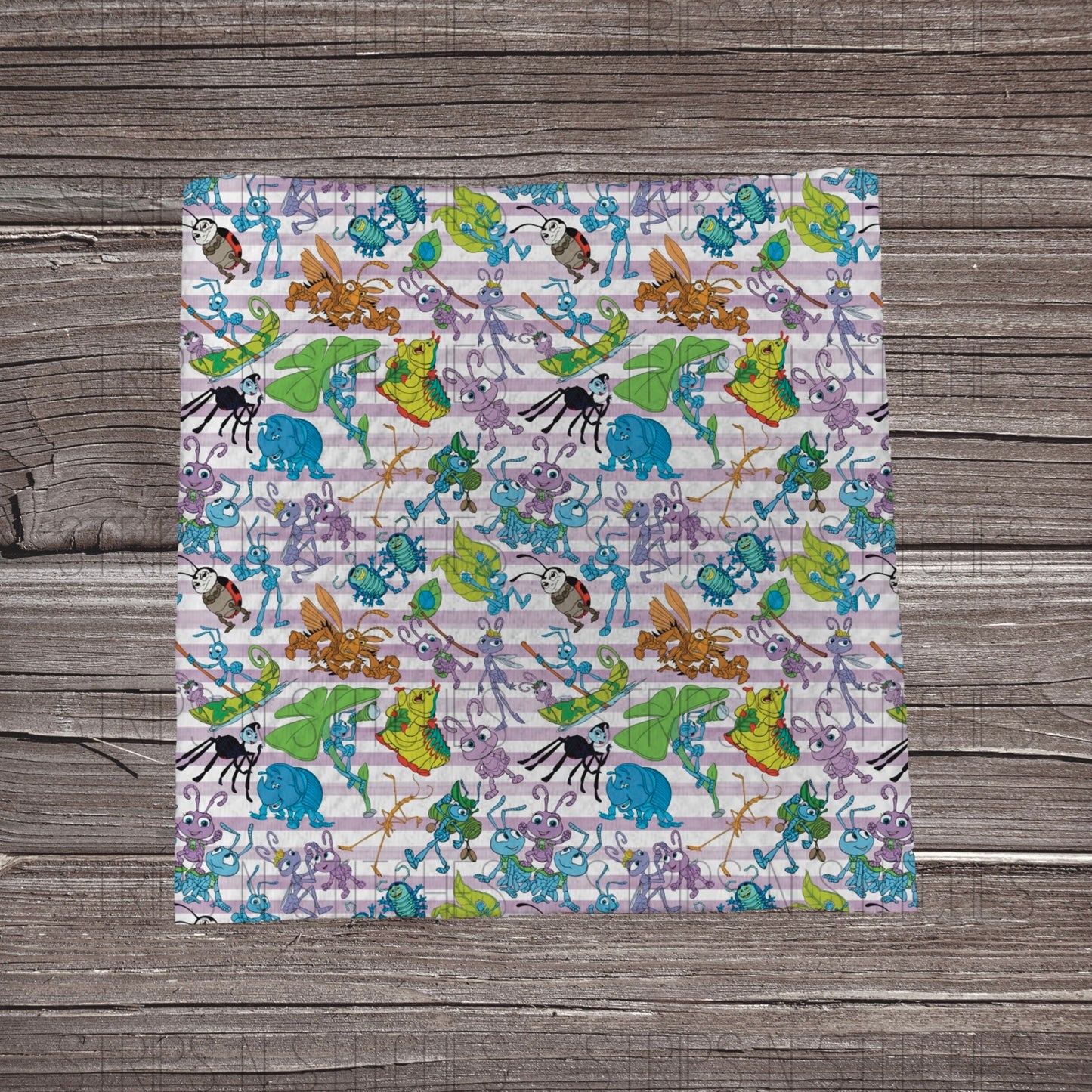 A Bug’s Life - Striped | Bullet Fabric Strip | Bow Making | Scrunchie |