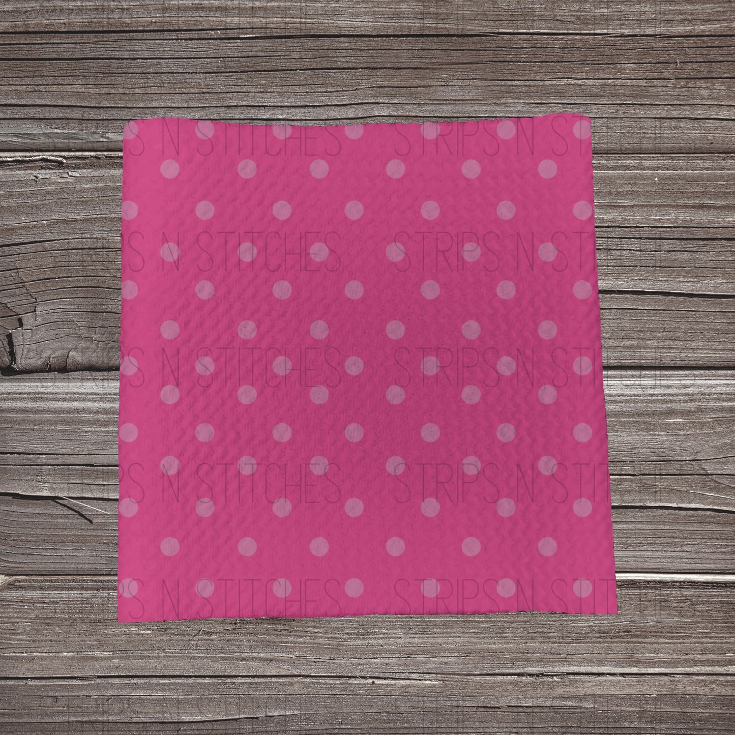 Pink Dots | Fabric Strip- Bow Making- Headwra