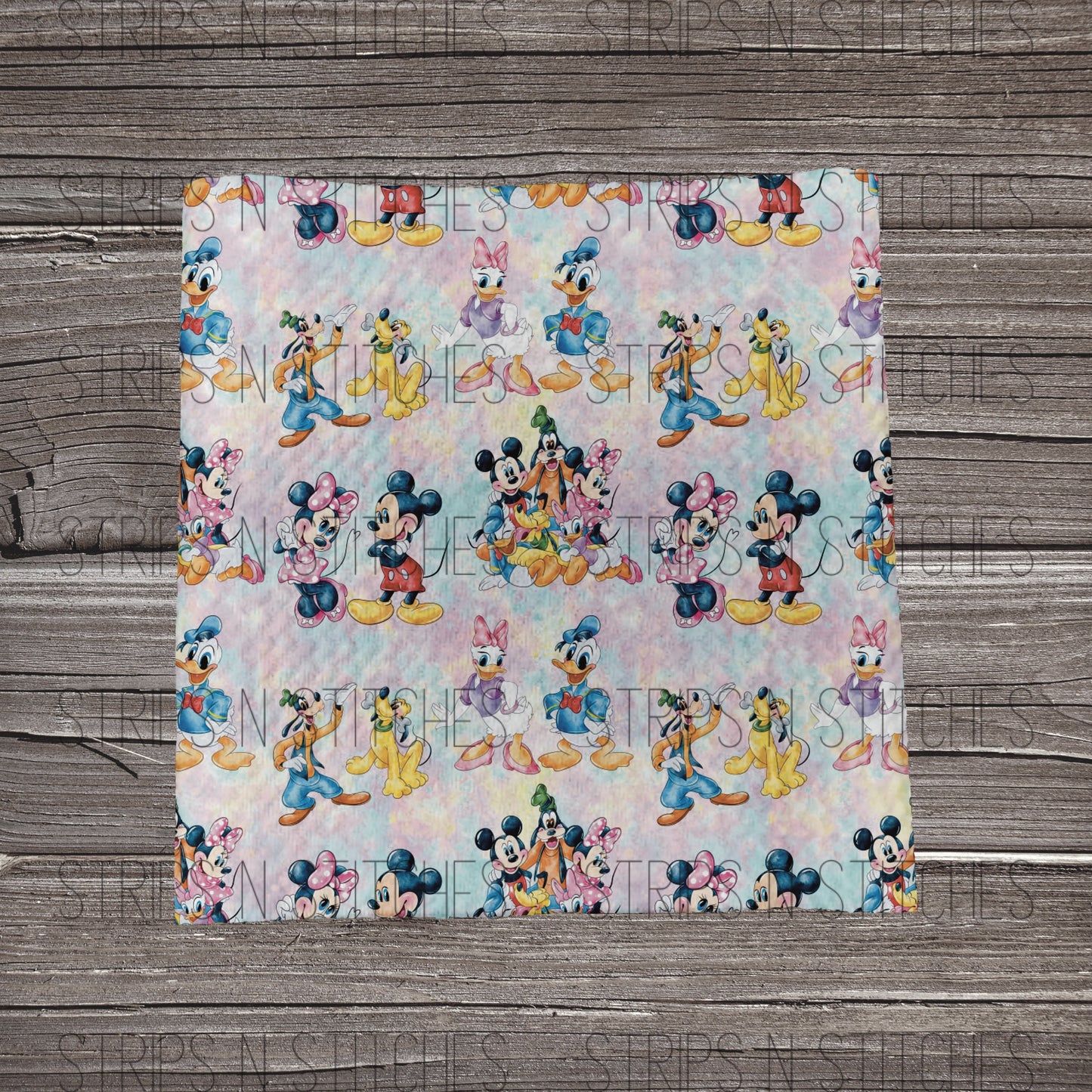 Mouse Friends Rainbow Background | Bow Making | Headwrap | Scrunchies