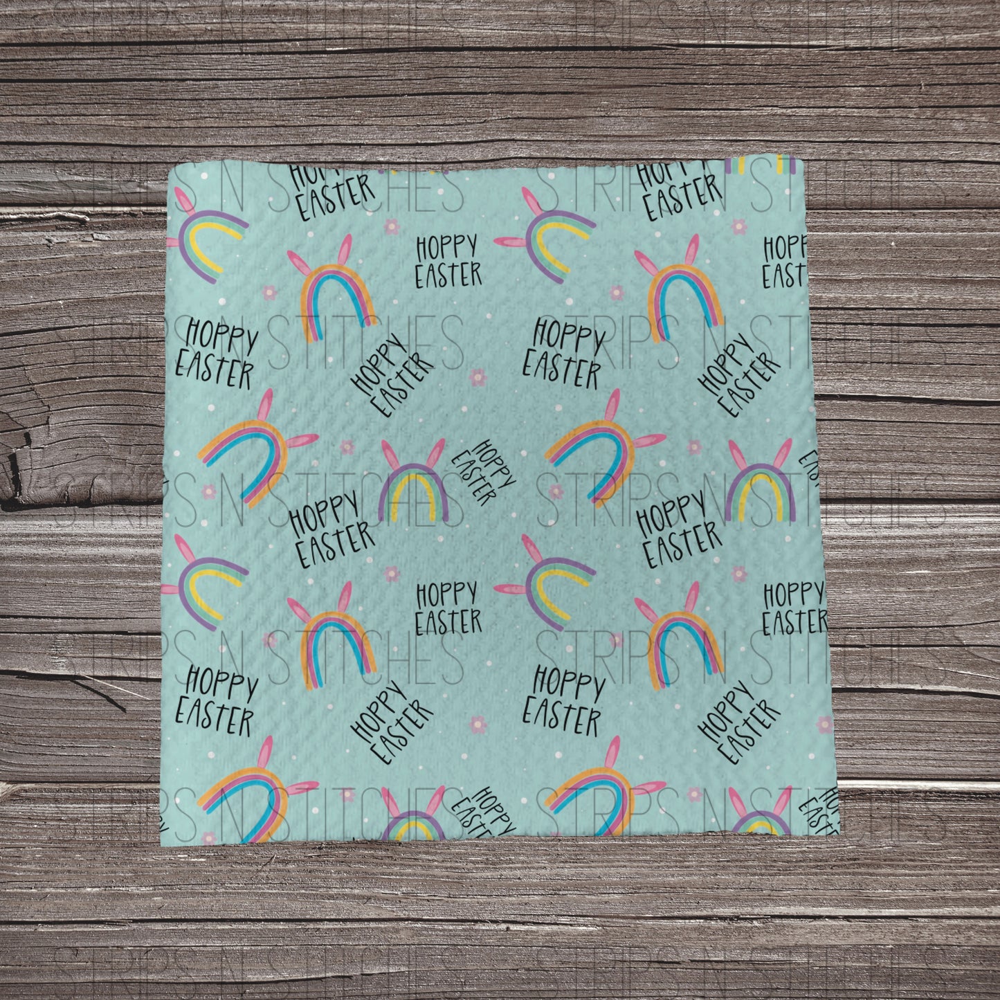 Hoppy Easter Rainbows | Fabric Strip- Bow Making- Headwrap- Scrunchies