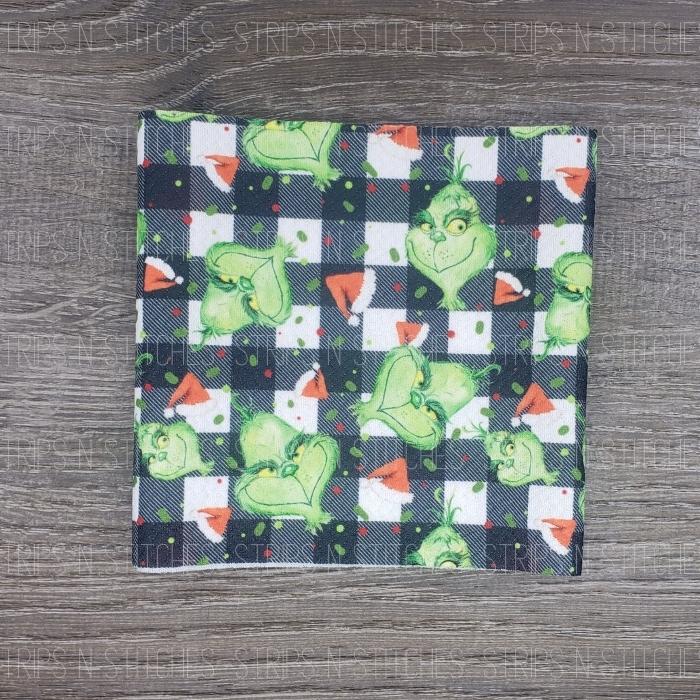 Grinch Plaid | Bow Making | Headwrap | Scrunchies