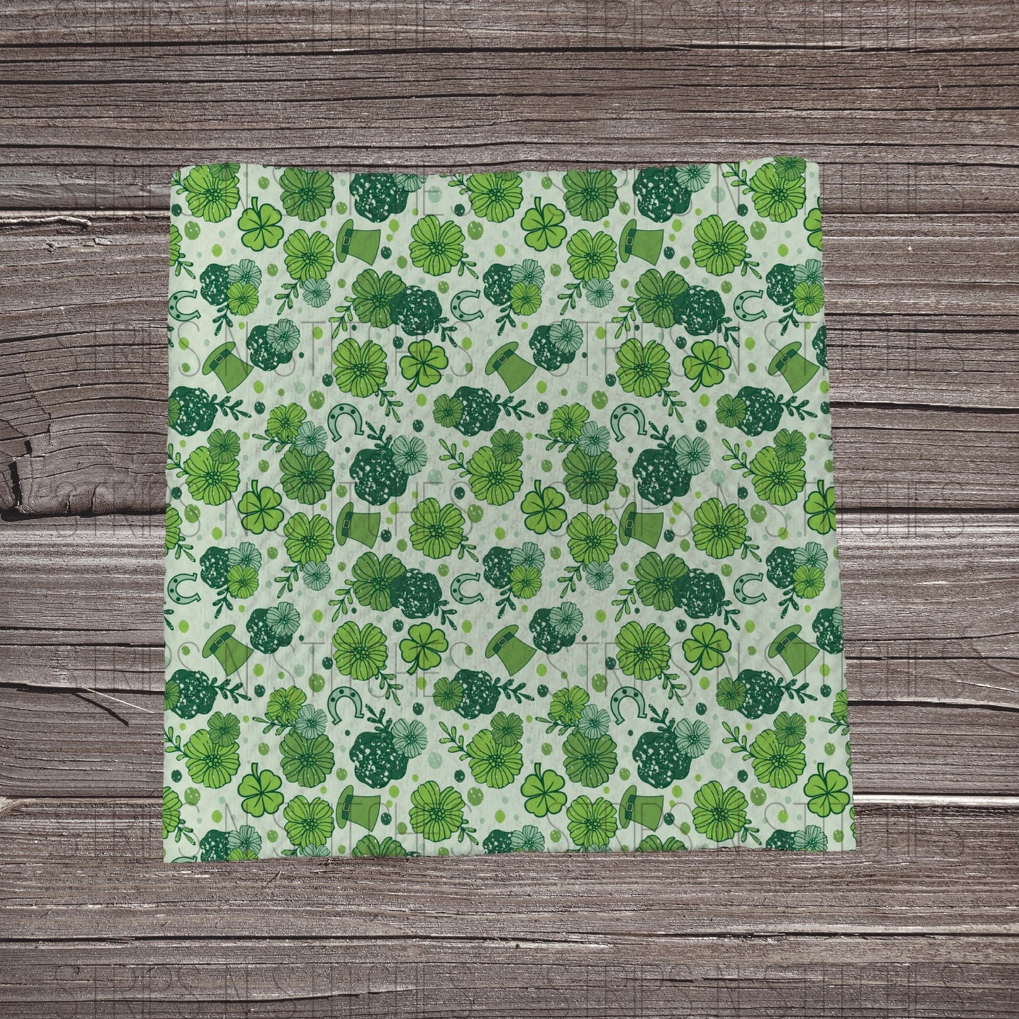 Almost Hidden St. Patrick’s Day | Fabric Strip- Bow Making- Headwrap- Scrunchies