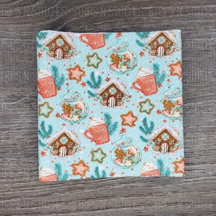 Gingerbread Cookie Scatter | Bullet Fabric Strip | Bow Making | Scrunchie |