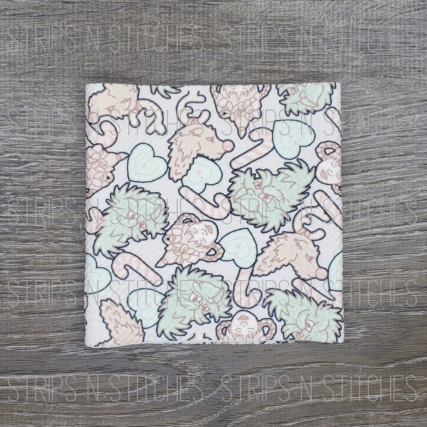 Muted Grinch | Fabric Strip | Bow Making | Scrunchie |