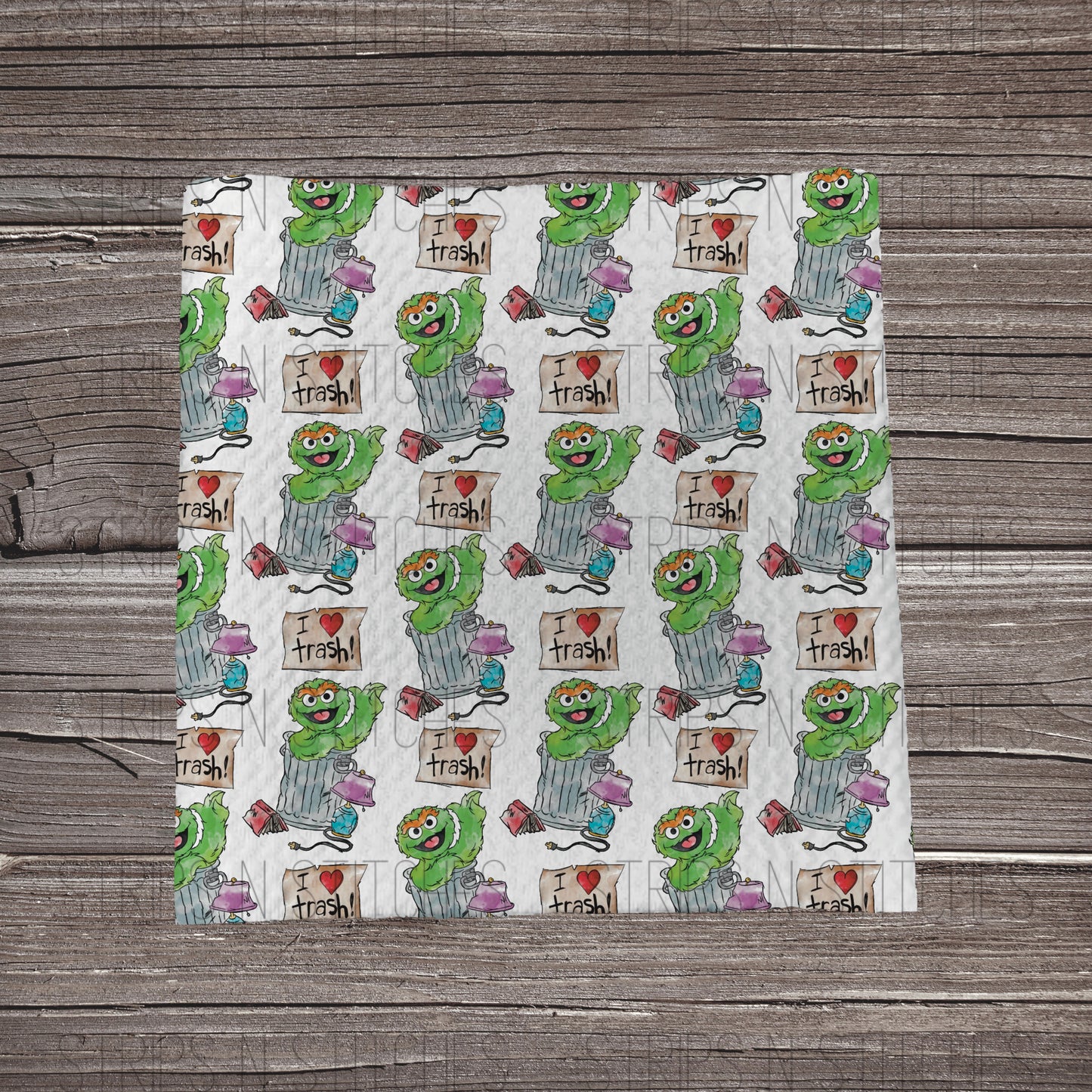 I love Trash | Fabric Strip- Bow Making- Headwrap- Scrunchies