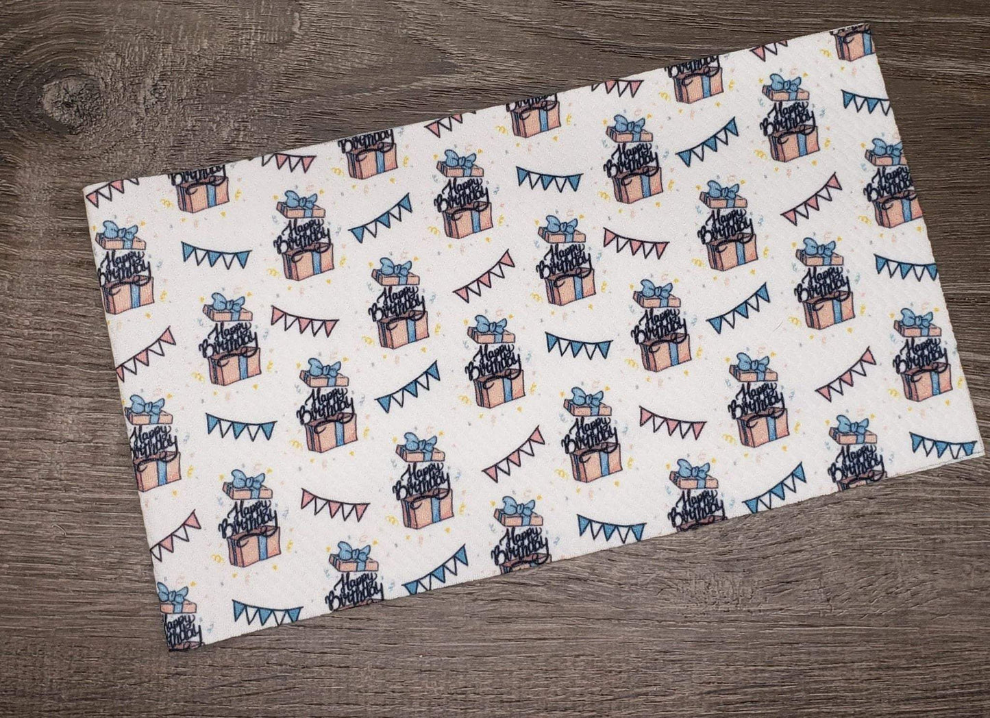 Happy Birthday - Presents | Fabric Strip- Bow Making- Headwrap- Scrunchies