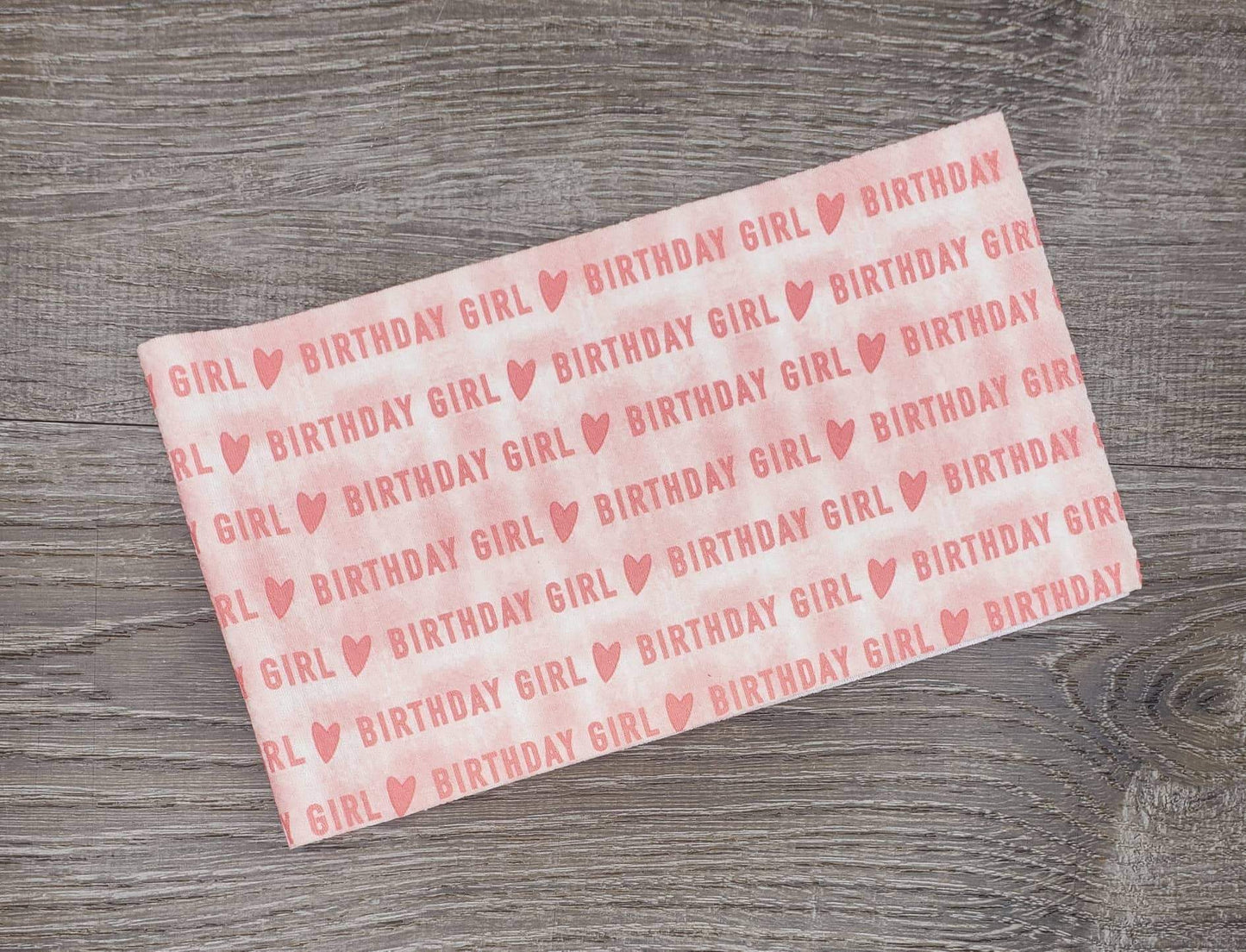 Birthday Girl Fabric Strip- Bow Making- Headwrap- Scrunchies